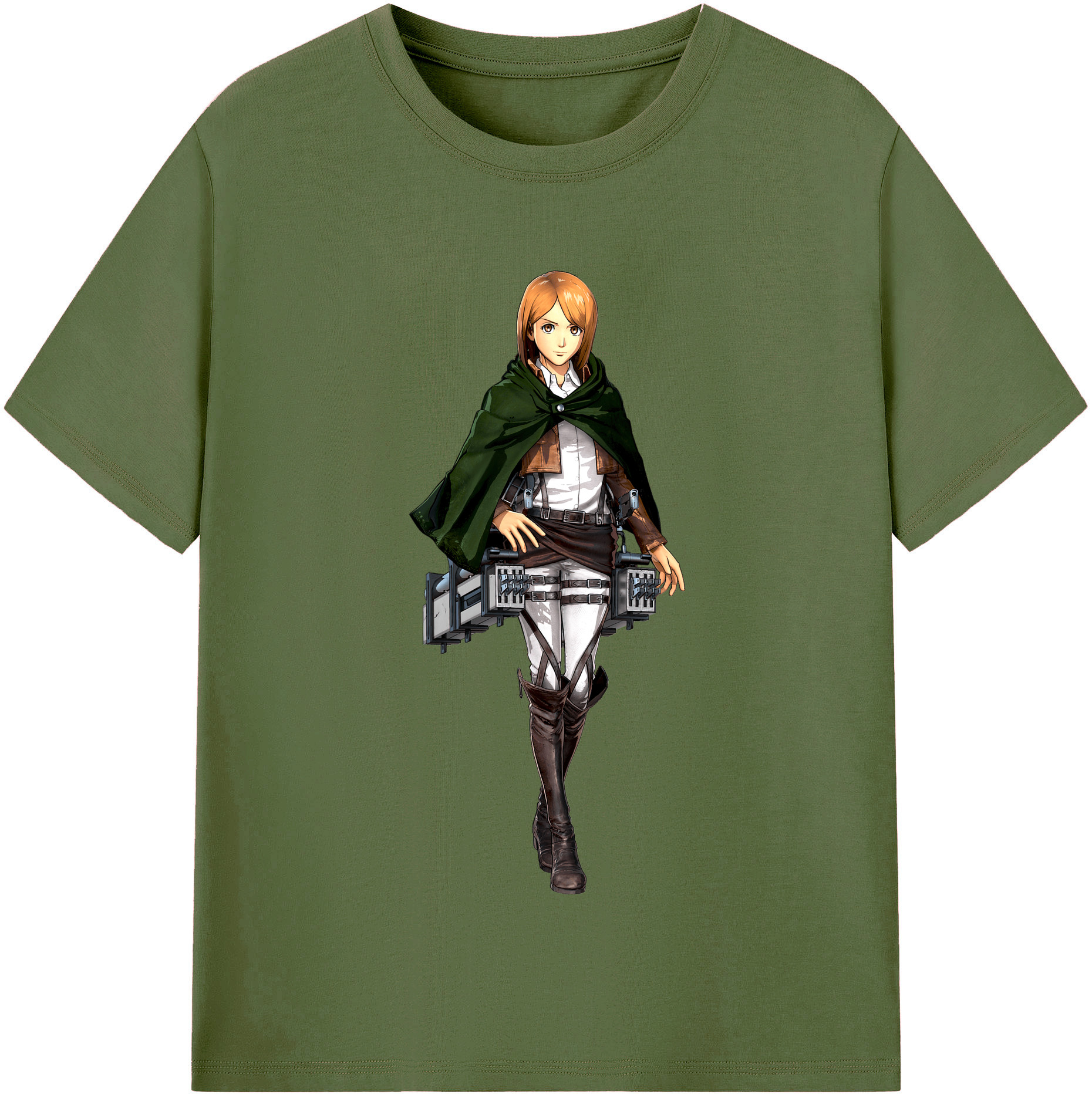 （画像用） 進撃の巨人 ペトラ·ラル Attack on Titan Petra Rall 綿100％半袖Tシャツ（フロントプリント）